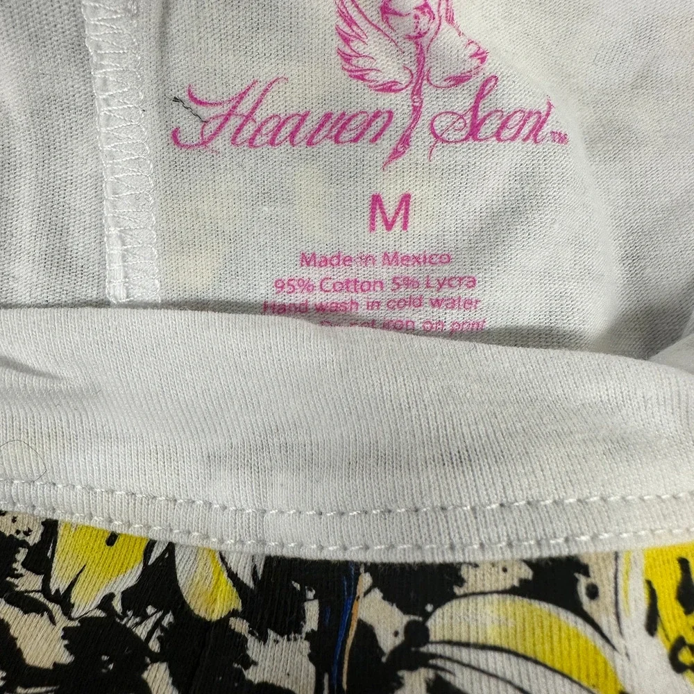 Heaven Scent Intimates White Panty MEDIUM Boyshort Butterfly Perfume Cotton NEW
